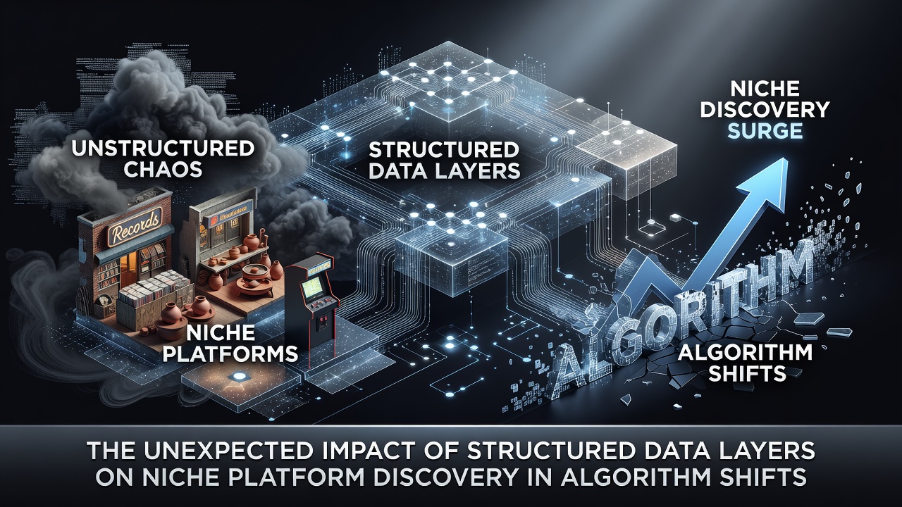 The Unexpected Impact of Structured Data Layers on Niche Platform Discovery in Algorithm Shifts